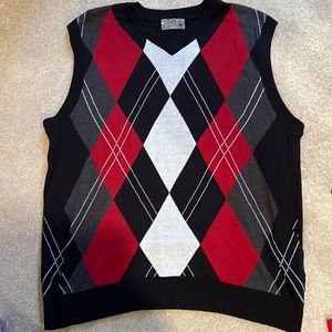 XG Argyle v neck sweater vest (Large)
